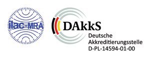 Logo ILAC-MRA & DAkkS